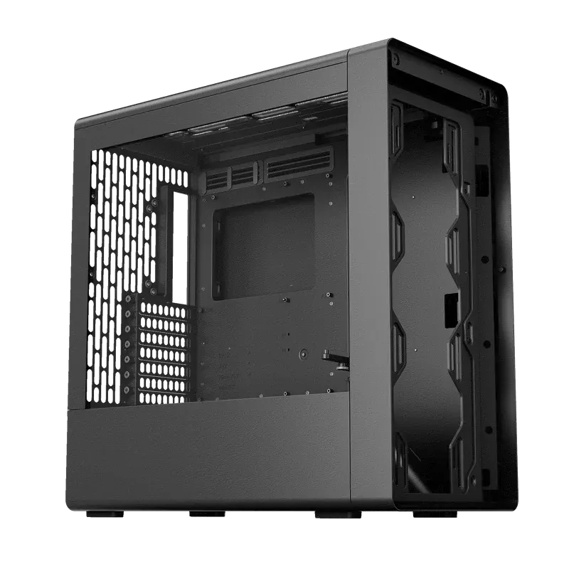 Aerocool HAVN BF 360 Black EATX case - Adjustable GPU Bracket - Supports up to 7 fans (0 incl) - 2x 3.5'' or 4x 2.5'' - 420mm Ra