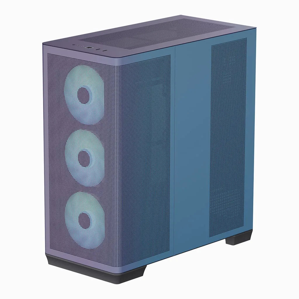 Aerocool APNX C1-R premium ChromaFlair  mid-tower ATX case - 4x PWM ARGB Fan Included - 3x2.5'' or 3x 3.5'' - 360mm radiator