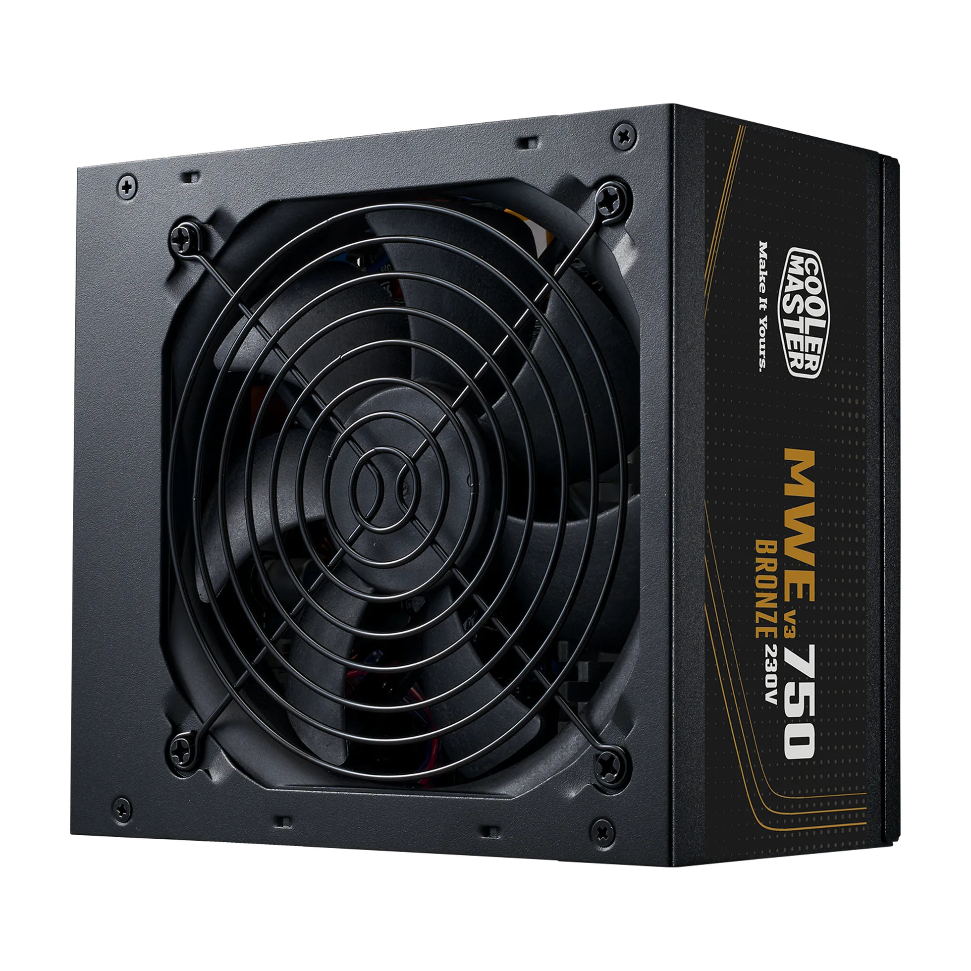 Cooler Master MWE Bronze 750 V3 230V, 750 W, 220 - 240 V, 50/60 Hz, 6 A, Active, 120 W