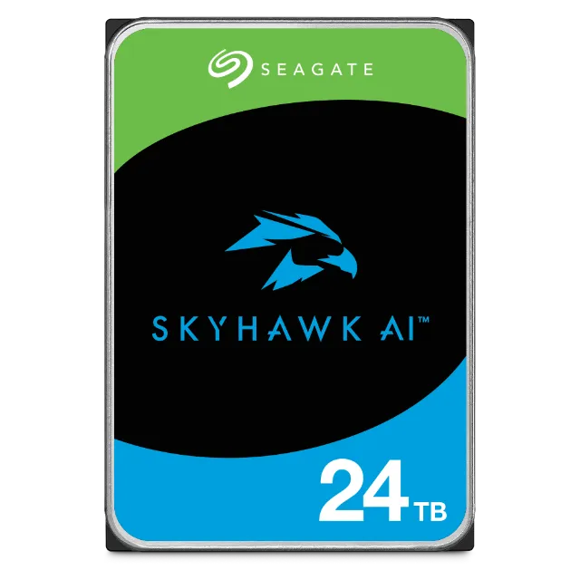 Seagate SkyHawk AI, 24 TB, 7200 RPM, 256 MB, 3.5", Serial ATA III