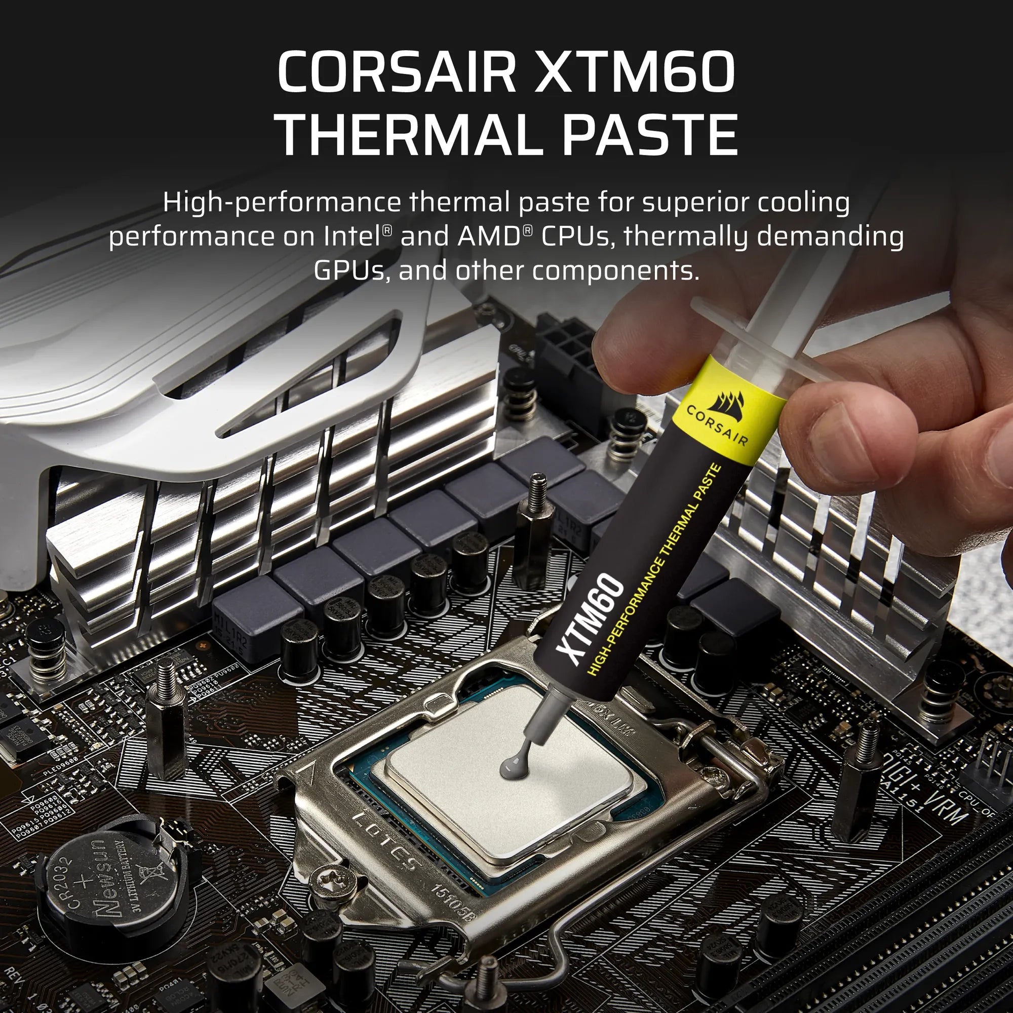 Corsair XTM60, Thermal paste, 14 mm, 110 mm, 22.5 mm, 21 g, 1 pc(s)