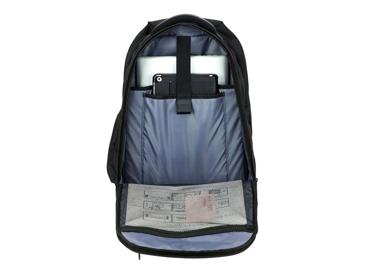Targus Bag Rolling Notebook Backpack 15.6 Nylon Black & Platinum 2.7 kg Limited Lifetime warranty