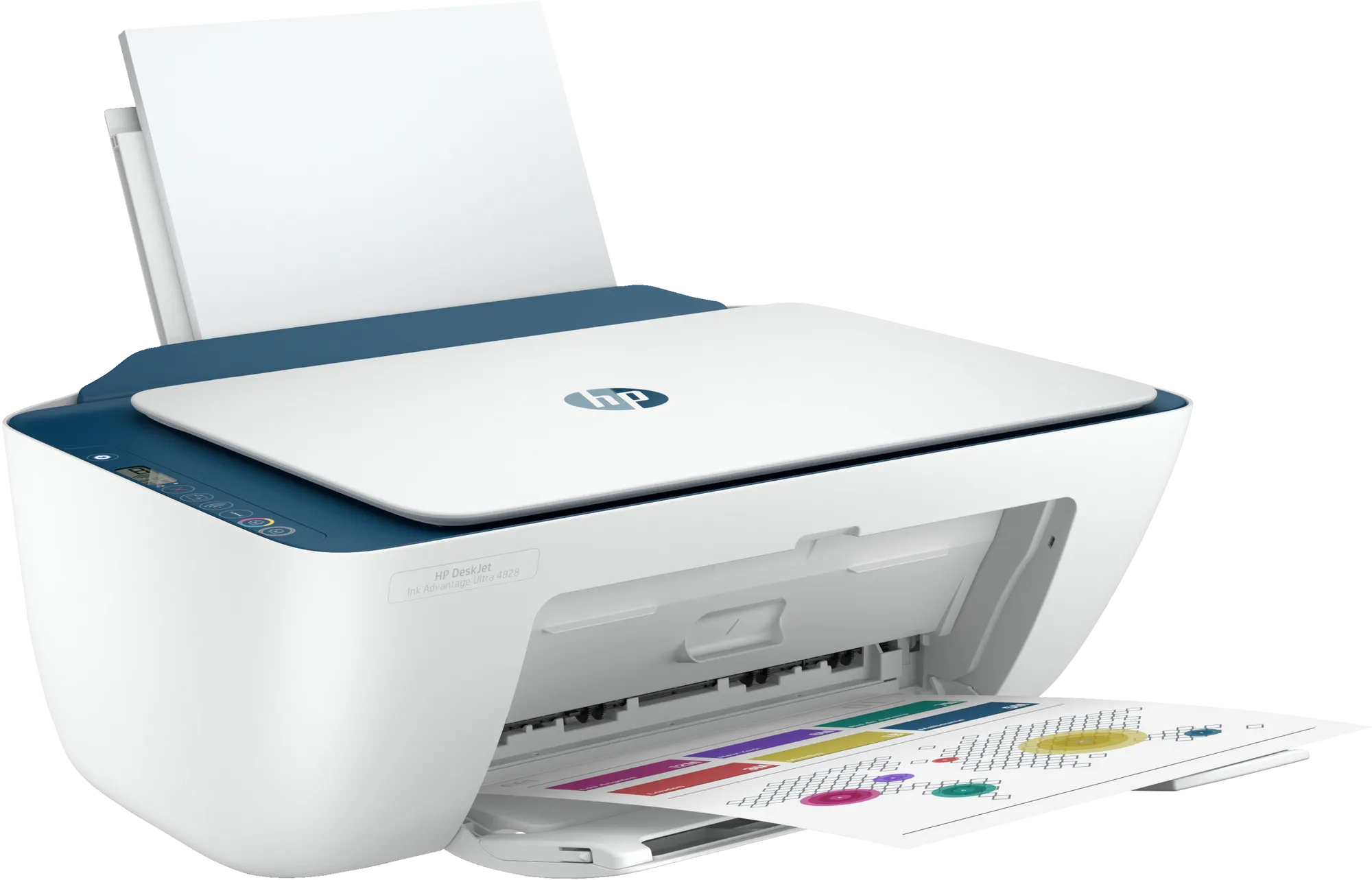 HP DeskJet Ink Advantage Ultra 4828 All-in-One Printer, Thermal inkjet, Colour printing, 4800 x 1200 DPI, Colour copying, A4, Indigo