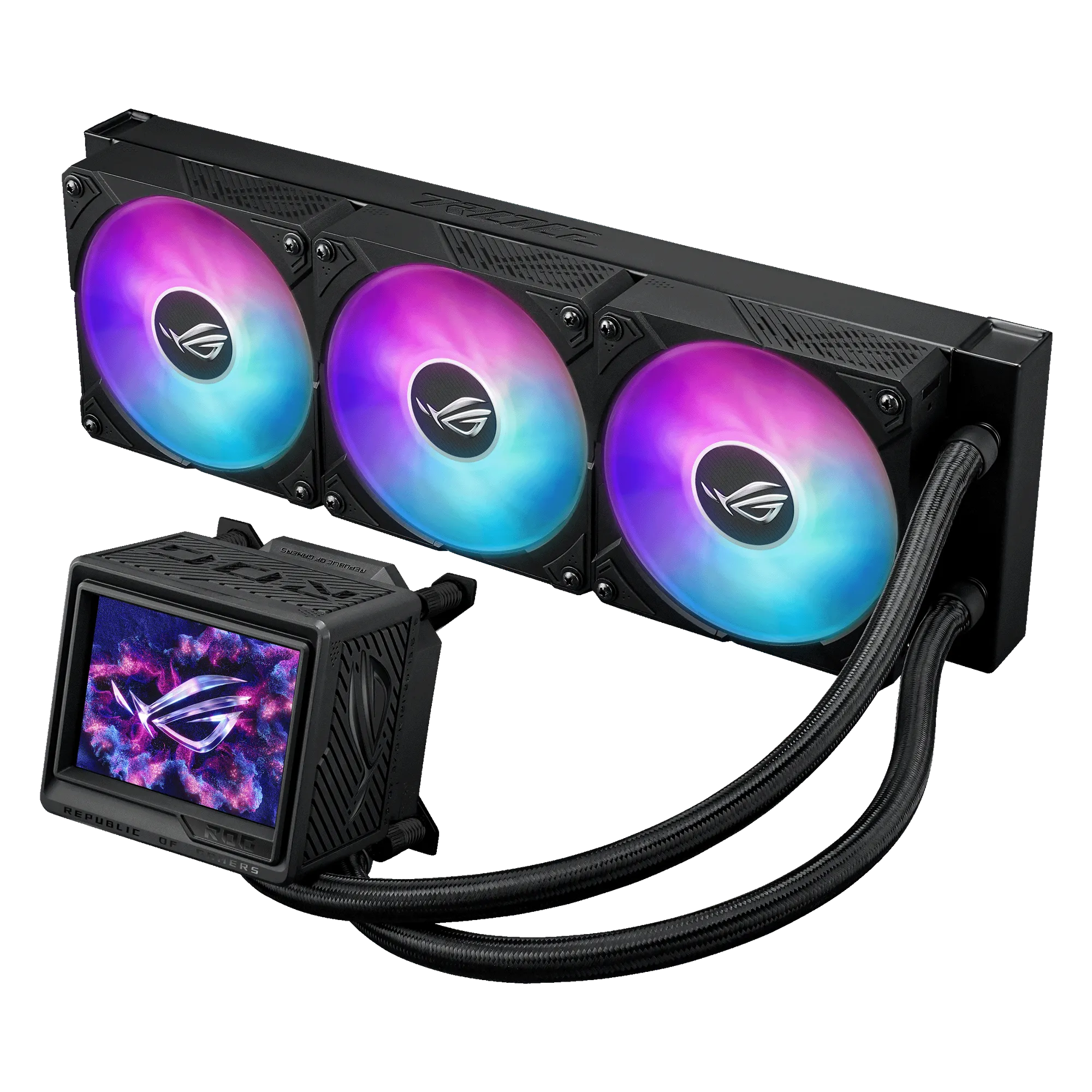 ASUS ROG Ryujin III 360 ARGB Extreme, All-in-one liquid cooler, 12 cm, 2800 RPM, Black