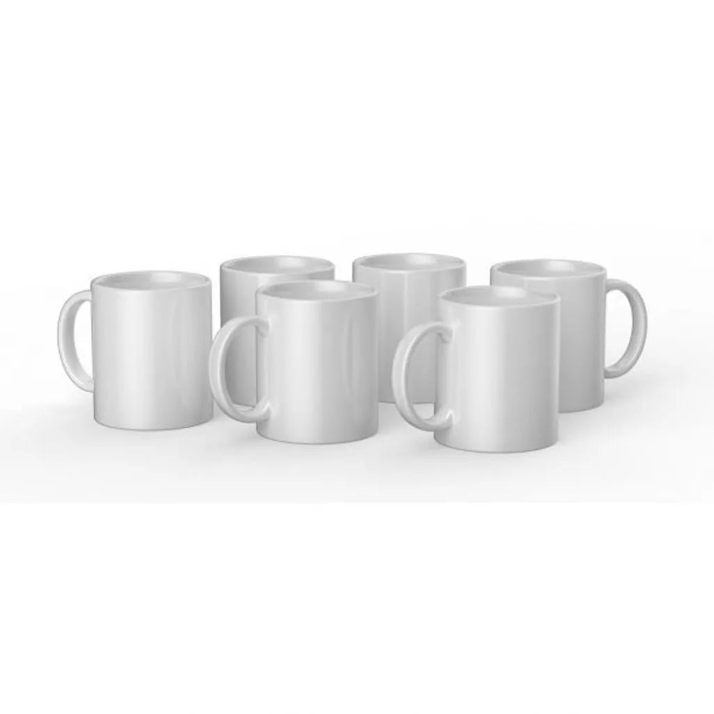 2008942: Cricut 350Ml Ceramic Mug Blanks White (6)