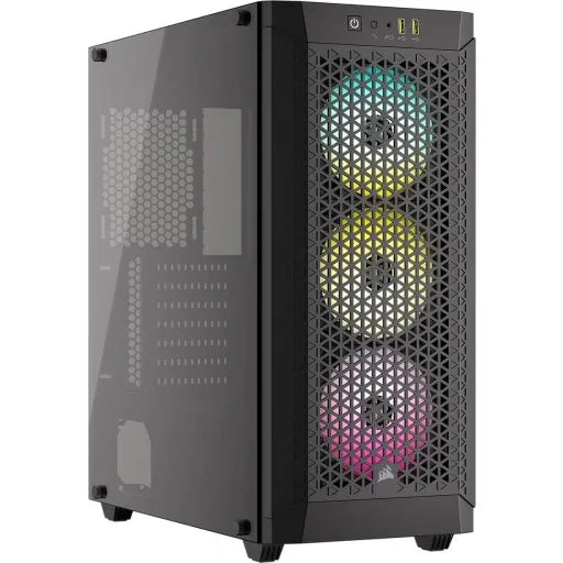 480T RGB Airflow Tempered Glass Mid-Tower; Black.