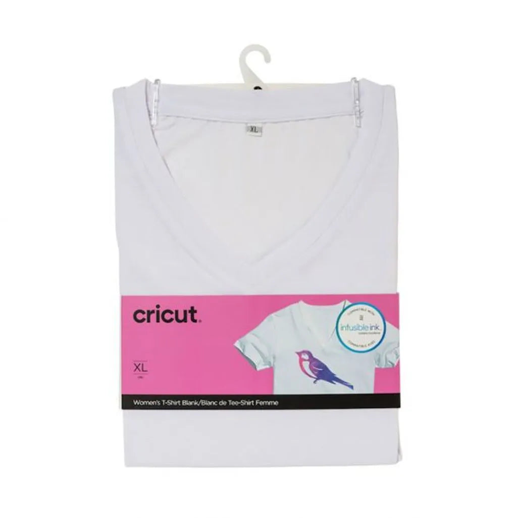 2007909: Cricut Infusible Ink Women's White T-Shirt (XL)