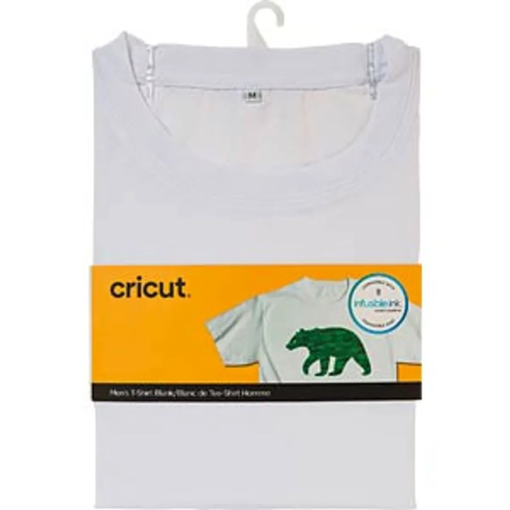 2007904: Cricut Infusible Ink Men's White T-Shirt (XL)