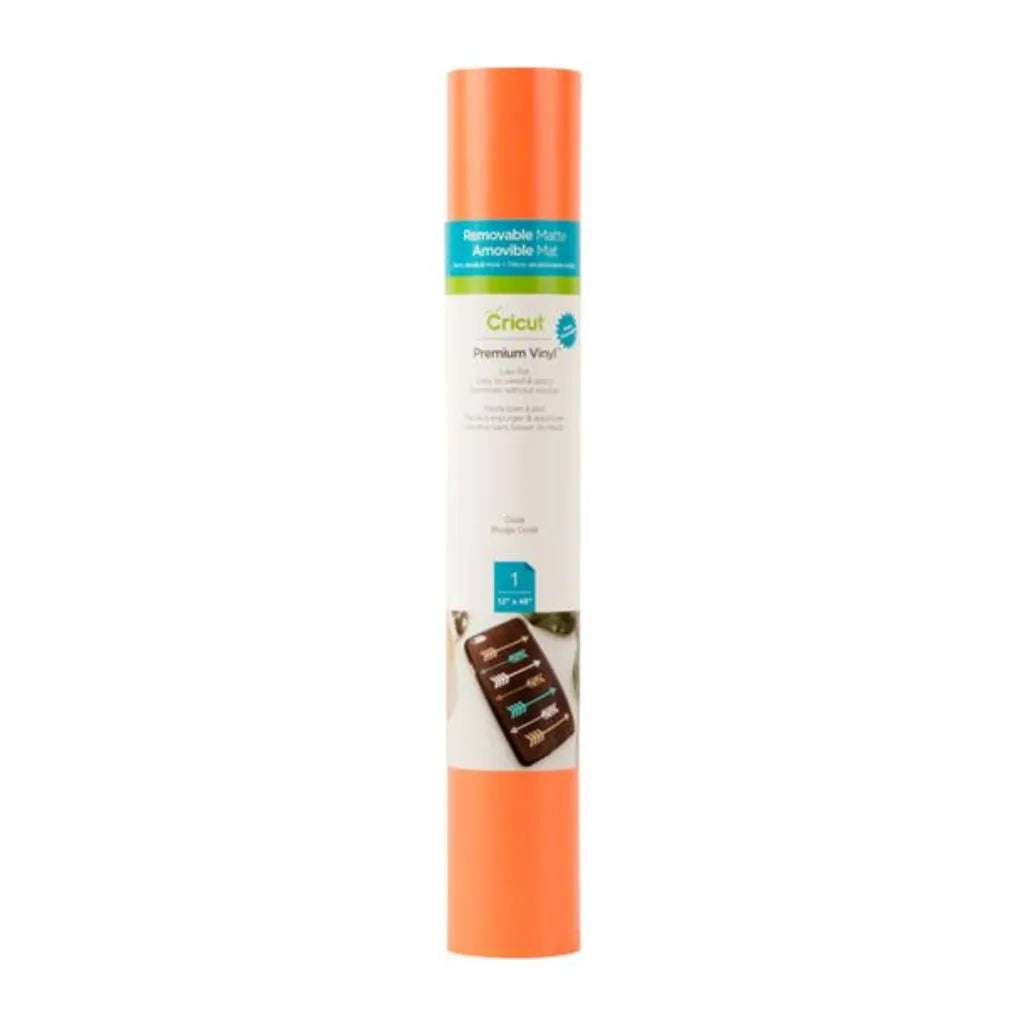 2005148 - 1 roll 12" x 48" (30.5 cm x 122 cm) Removes without residue for up to 2 years Lies flat so you can cut with ease and accuracy Easy to weed, effortless to apply (Coral)