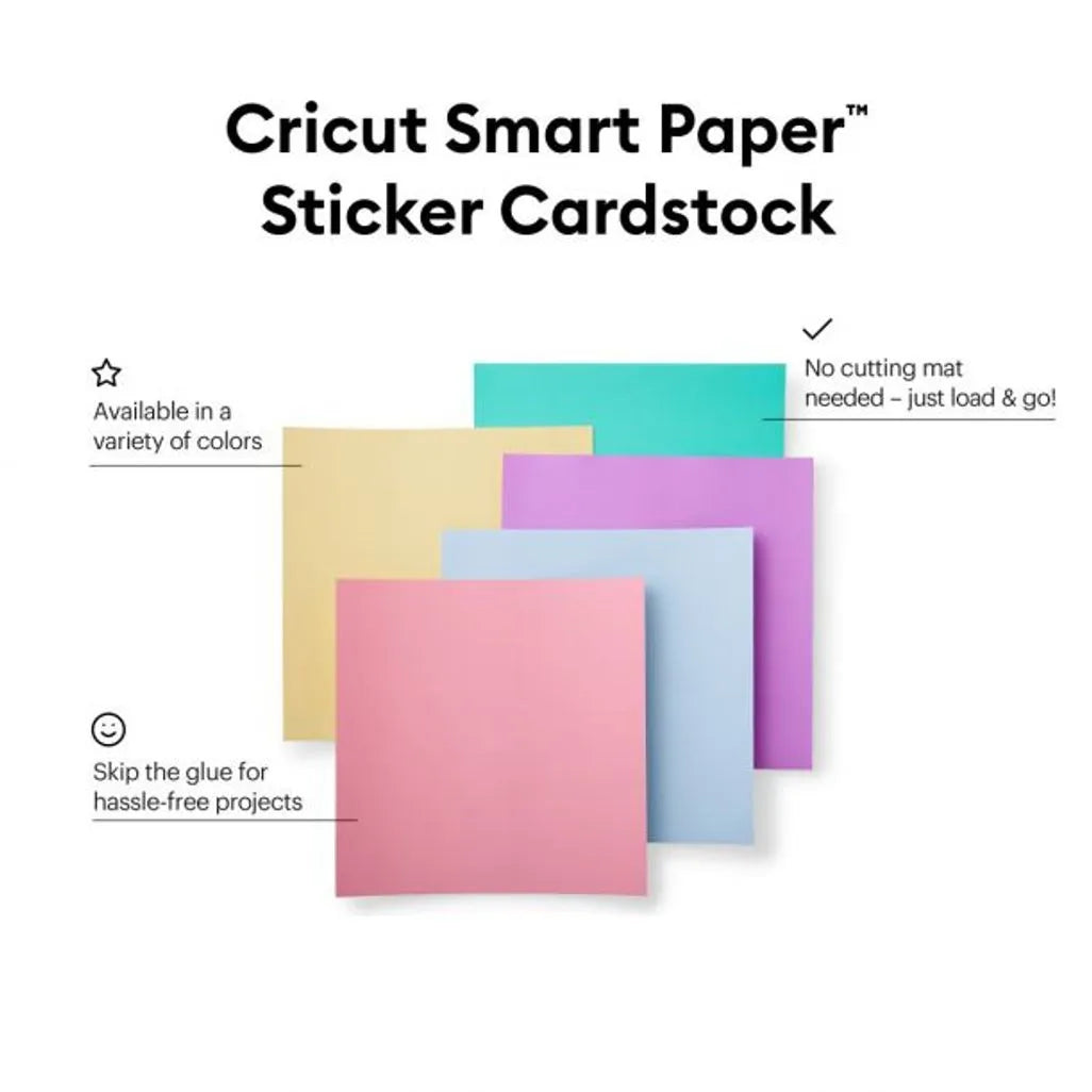 2008320 - Cricut Smart Sticker Cardstock 33x33cm 10 sheets (