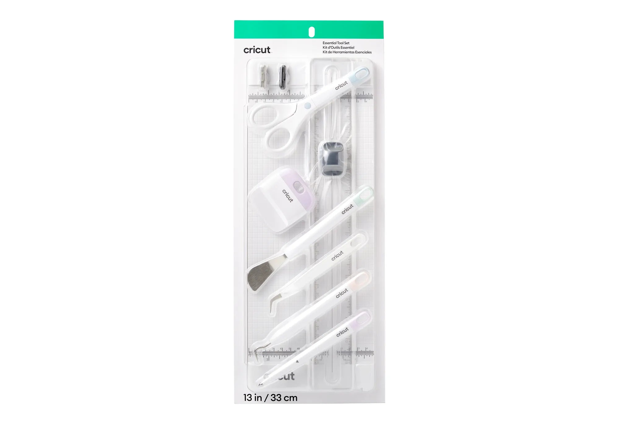 Cricut Essential Tool Set, Essential tool set, White, 7 pc(s), Paper, Vinyl, Blister