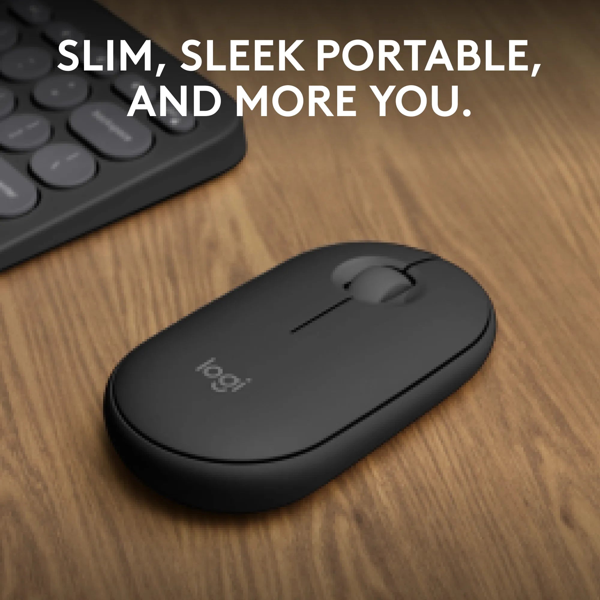 Logitech 910-007015, Ambidextrous, Optical, RF Wireless + Bluetooth, 4000 DPI, Graphite