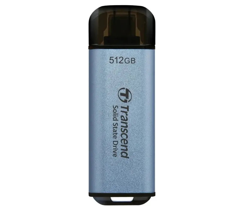 Transcend ESD300C, 512 GB, USB Type-C, 1050 MB/s, Blue