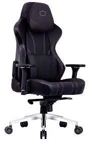 Cooler Master X2 Gaming Chair; Ergonomic design; Head and Lumbar pillow; Black