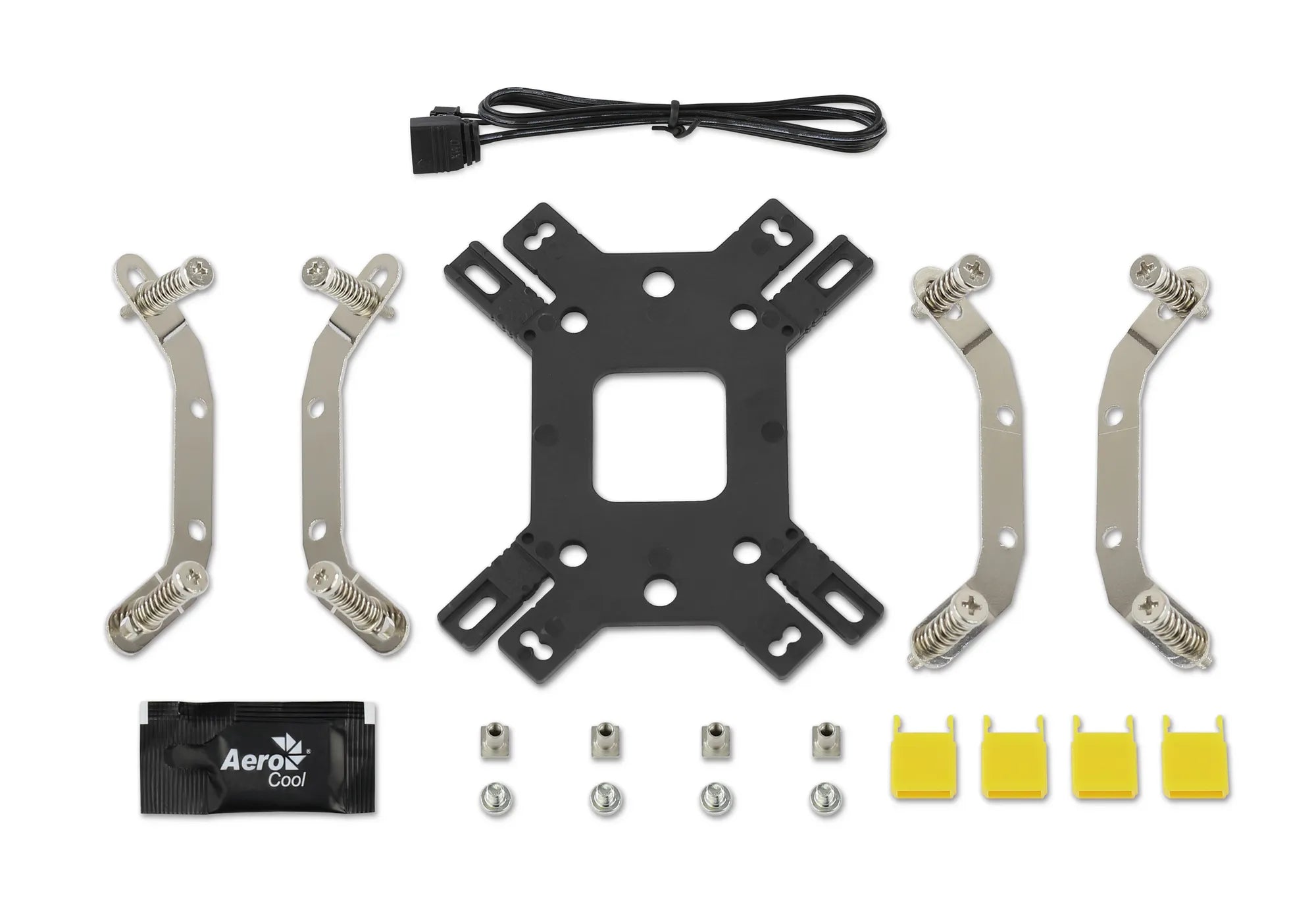 Aerocool Cylon 4F ARGB CPU Air Cooler - Aluminum - (TDP) up to 145W - LGA 1700/1200/115X AM4/AM5.