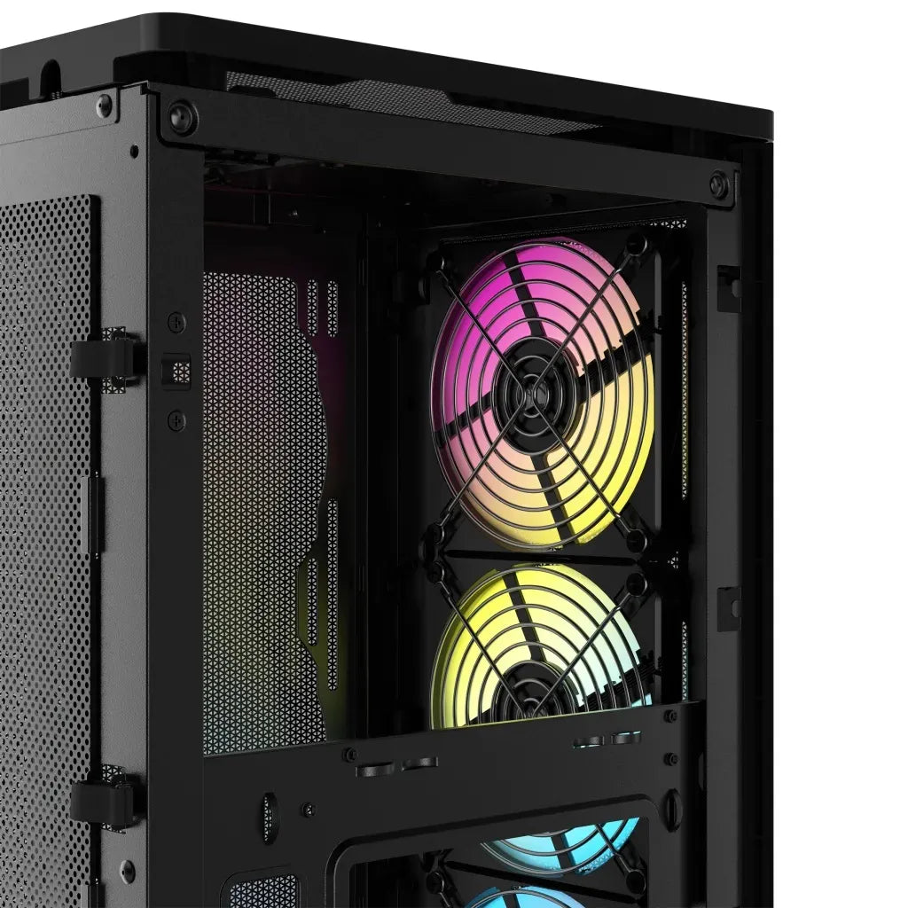 Corsair 2000D RGB AIRFLOW, Small Form Factor (SFF), PC, Black, Mini-ITX, Mesh, Multi