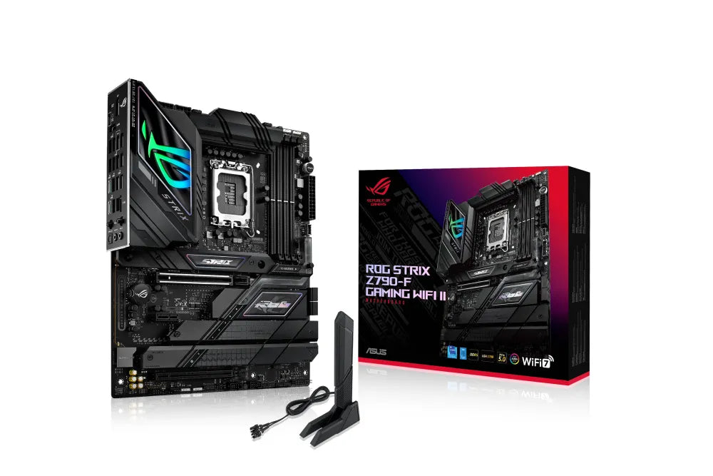 ASUS ROG STRIX Z790-F GAMING WIFI II, Intel, LGA 1700, Intel® Celeron®, Intel® Pentium® Gold, Intel® Core™ i3, Intel® Core™ i5, Intel® Core™..., LGA 1700, DDR5-SDRAM, 192 GB