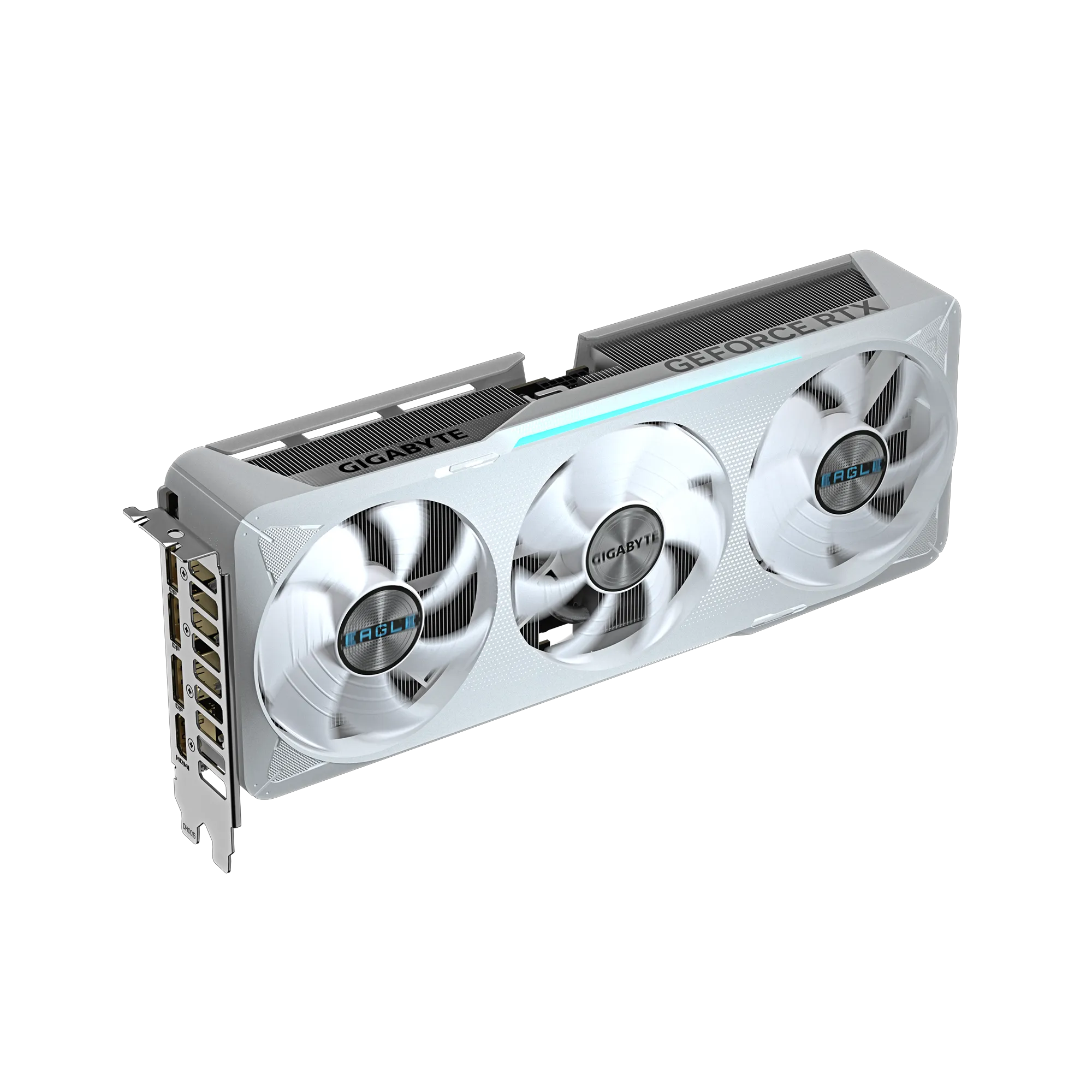 GIGABYTE GeForce RTX 5070 EAGLE OC ICE SFF 12G Graphics Card - 12GB GDDR7, 192bit, PCI-E 5.0, 2587 MHz Core Clock, 3 x DP 2.1a, 1 x HDMI 2.1b, NVIDIA DLSS 4, GV-N5070EAGLEOC ICE-12GD, GeForce RTX 5070, 12 GB, GDDR7, 192 bit, 7680 x 4320 pixels, PCI Express x16 5.0