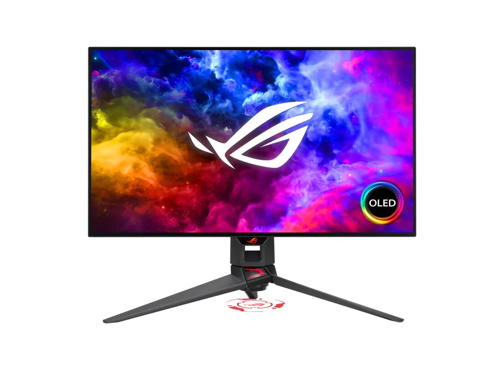 ASUS ROG Swift OLED PG27AQDM, 67.3 cm (26.5"), 2560 x 1440 pixels, Wide Quad HD, OLED, 0.03 ms, Black