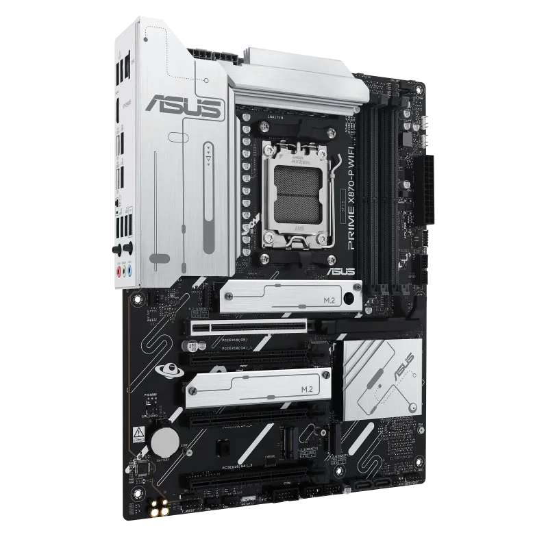 ASUS Prime X870-P WIFI, AMD, Socket AM5, AMD Ryzen™ 3, AMD Ryzen™ 5, AMD Ryzen™ 7, AMD Ryzen 9 7th Gen, AMD Ryzen 9 8th Gen, AMD..., Socket AM5, DDR5-SDRAM, 192 GB