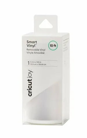 Cricut Joy Smart Vinyl – Removable (3 m), Heat transfer vinyl roll, White, Monochromatic, Matte, Cricut Joy, 139 mm