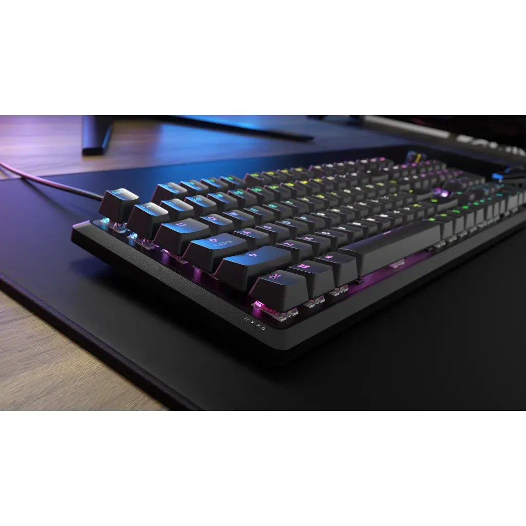 Corsair K70, Full-size (100%), USB, Mechanical, Black