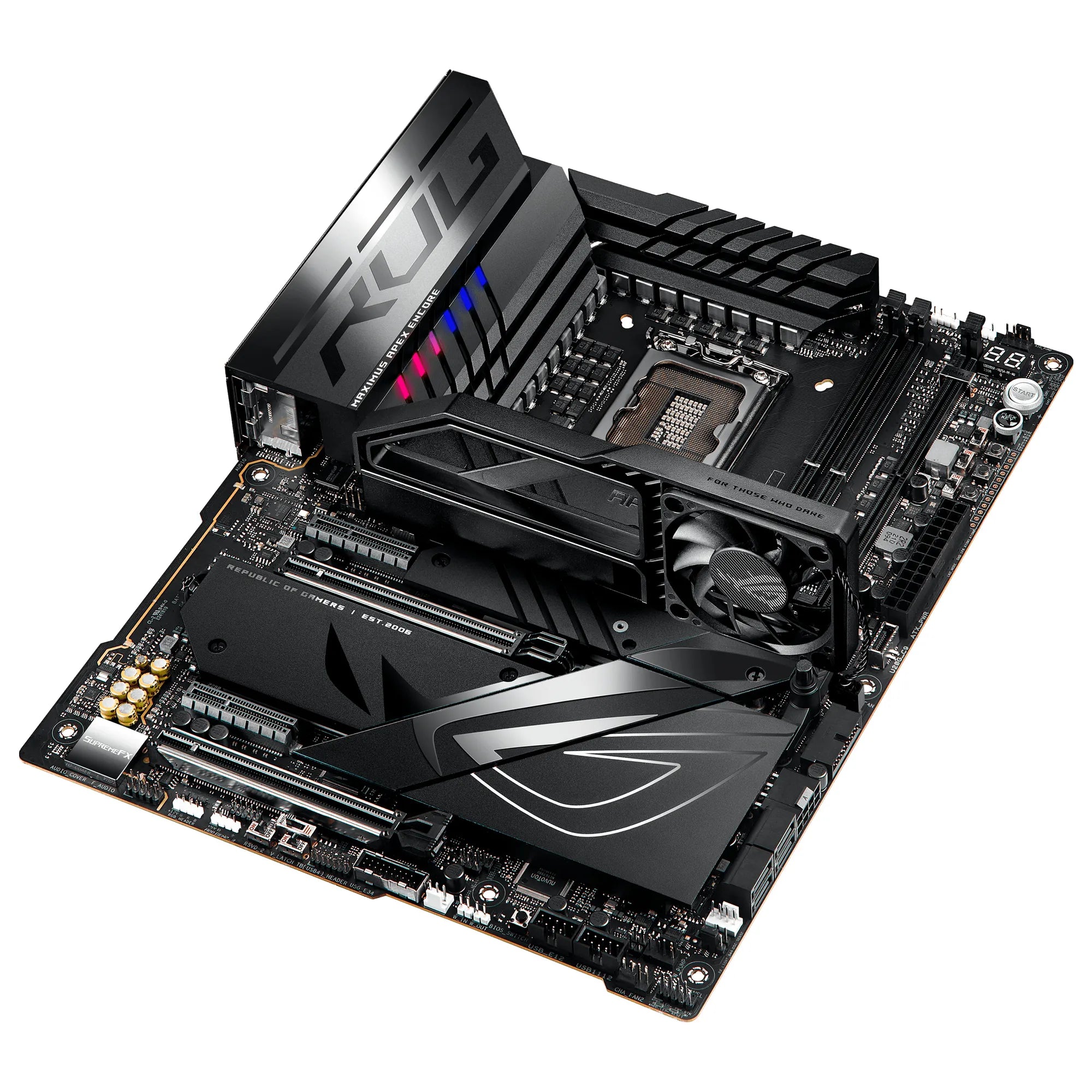 ASUS ROG MAXIMUS Z790 APEX ENCORE, Intel, LGA 1700, Intel® Celeron®, Intel® Core™ i3, Intel® Core™ i5, Intel® Core™ i7, Intel® Core™ i9,..., DDR5-SDRAM, 96 GB, DIMM