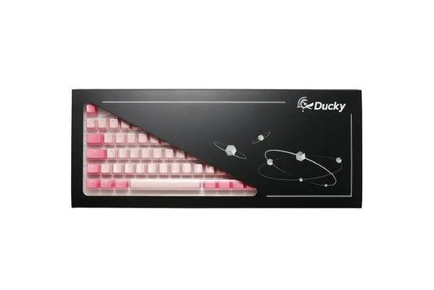 Ducky Keycap Gossamer Pink PBT Double-shot