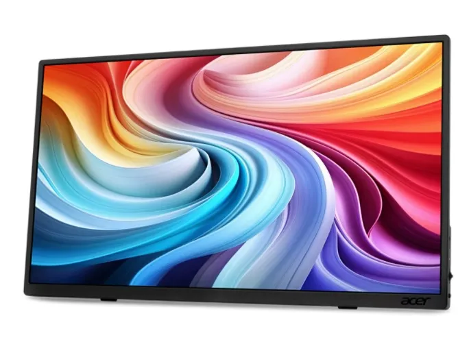 Acer Portable Monitor 15.6''+Touch | IPS | 16:9 | 6ms(GTG) 200nits | MiniHDMI | 2xUSB-C | 3.5mm Audio out | HDR10 | AdaptiveSync