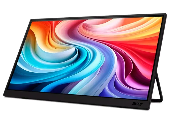 Acer Portable Monitor 15.6'' (non-touch) | IPS | 16:9 | 6ms(GTG) 250nits | 3.5mm Audio out | HDR10 | AdaptiveSync | MPRII Black 