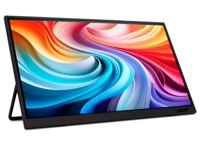 Acer Portable Monitor 15.6'' (non-touch) | IPS | 16:9 | 6ms(GTG) 250nits | 3.5mm Audio out | HDR10 | AdaptiveSync | MPRII Black 