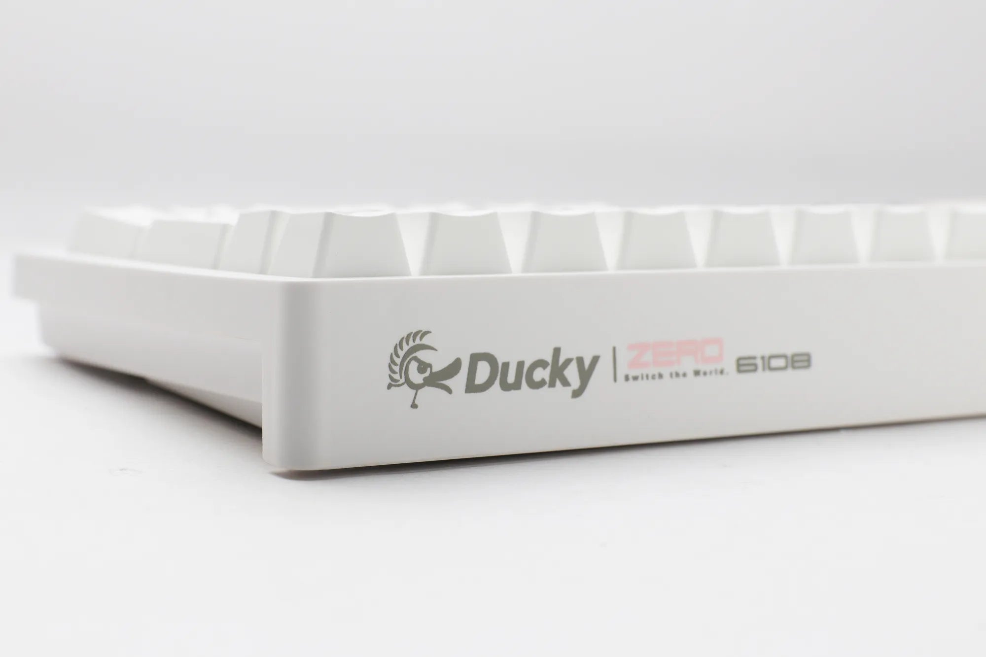 Ducky Keyboard Zero 6108 100% -White- Cherry MX2A Speed Silver