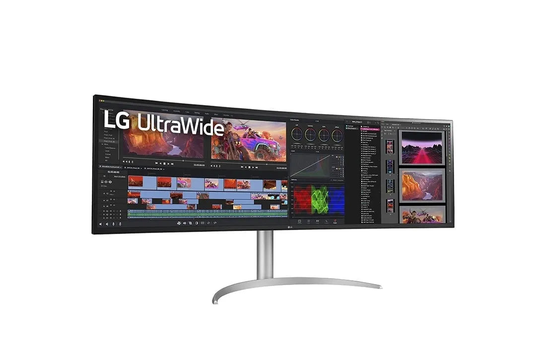 LG 49WQ95C-W, 124.5 cm (49"), 5120 x 1440 pixels, UltraWide Dual Quad HD, 5 ms, Silver