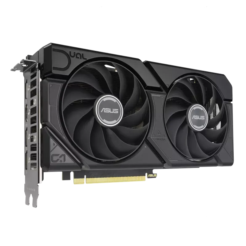 ASUS Dual -RX7600XT-O16G, Radeon RX 7600 XT, 16 GB, GDDR6, 128 bit, 7680 x 4320 pixels, PCI Express 4.0