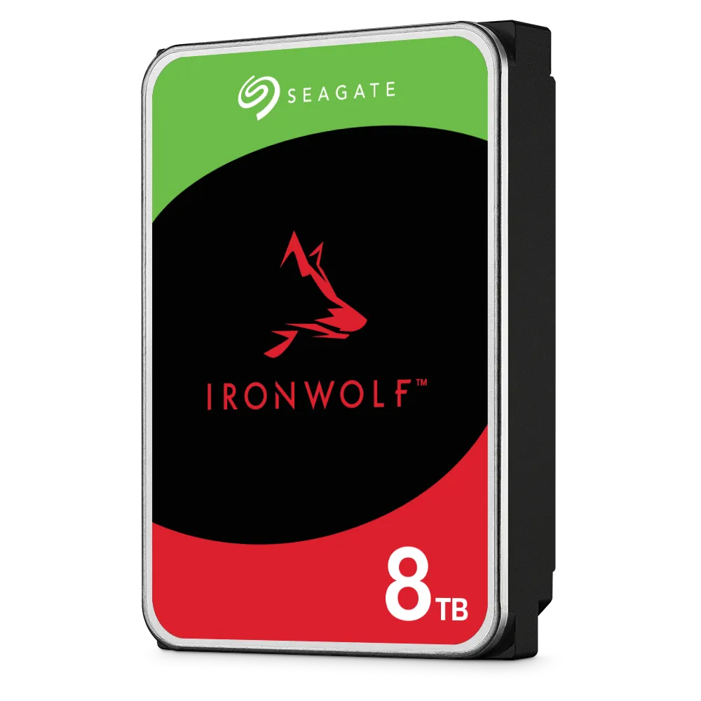 Seagate IronWolf ST8000VN002, 8 TB, 5400 RPM, 256 MB, 3.5", Serial ATA III