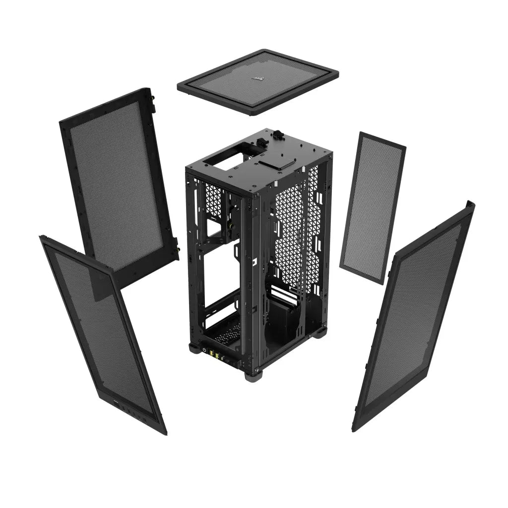 Corsair 2000D AIRFLOW, Small Form Factor (SFF), PC, Black, Mini-ITX, Mesh, 9 cm