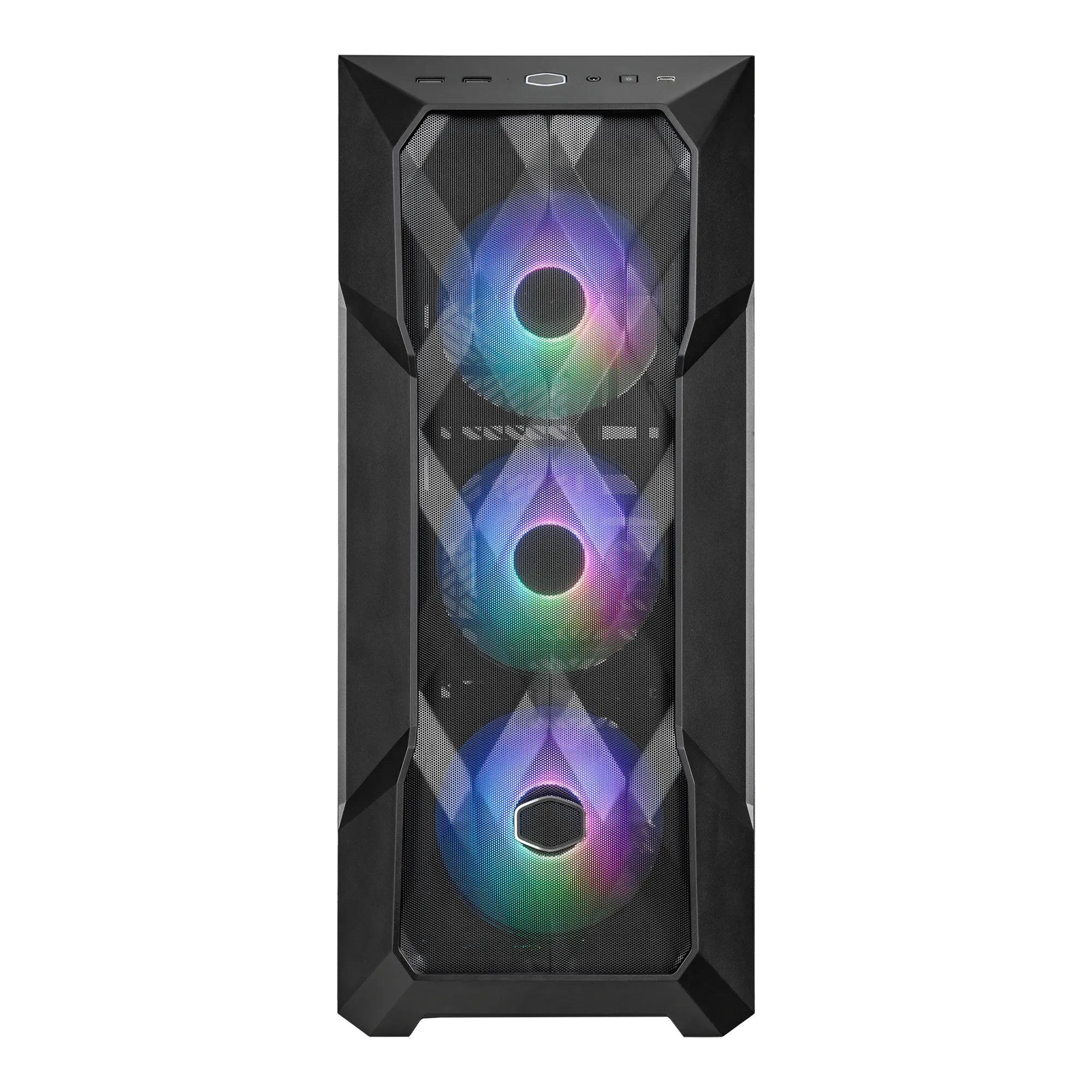 Cooler Master MasterBox TD500 Mesh V2, Midi Tower, PC, Black, ATX, EATX, micro ATX, Mini-ITX, SSI CEB, Mesh, Plastic, Steel, Tempered glass, Multi