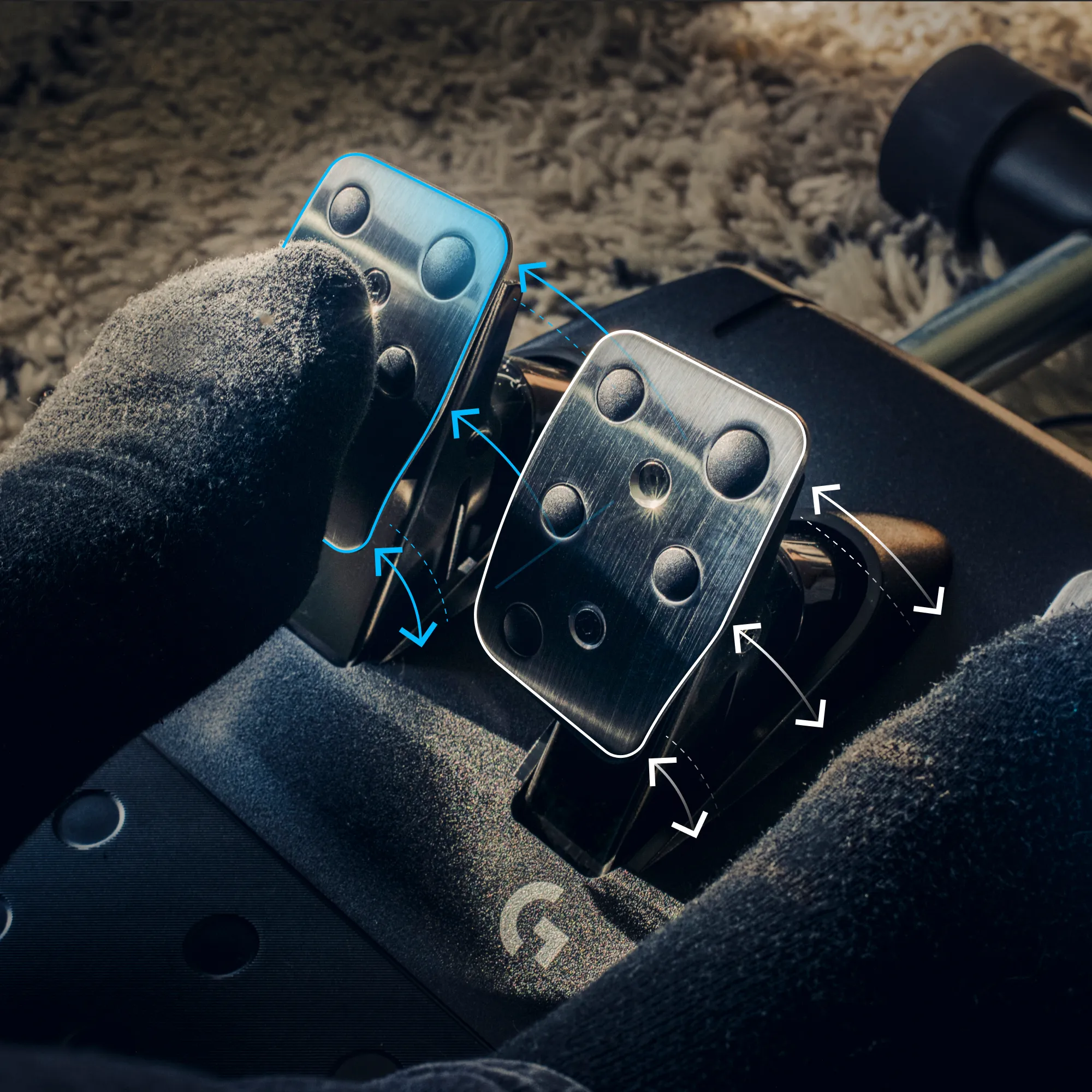 Logitech G G923 Racing Wheel and Pedals for PS5, PS4 and PC, Steering wheel + Pedals, PC, PlayStation 4, PlayStation 5, D-pad, Analogue / Digital, 900°, Wired