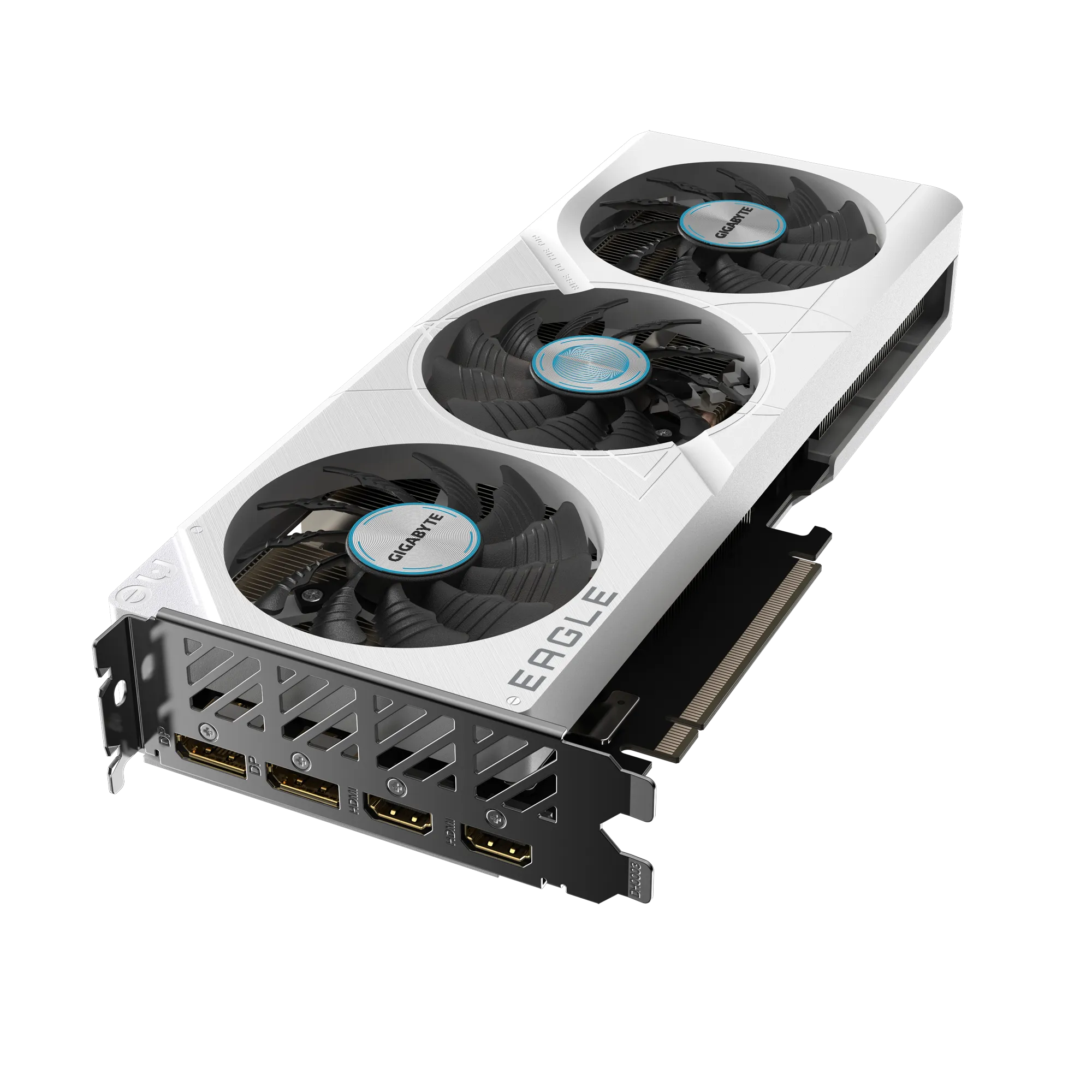 GIGABYTE GeForce RTX 4060 Ti EAGLE OC ICE 8G Graphics Card - 8GB GDDR6, 128bit, PCI-E 4.0, 2550MHz Core Clock, 2 x DisplayPort 1.4a, 2 x HDMI 2.1a, NVIDIA DLSS 3, GV-N406TEAGLEOC ICE-8GD, GeForce RTX 4060 Ti, 8 GB, GDDR6, 128 bit, 7680 x 4320 pixels, PCI Express x8 4.0