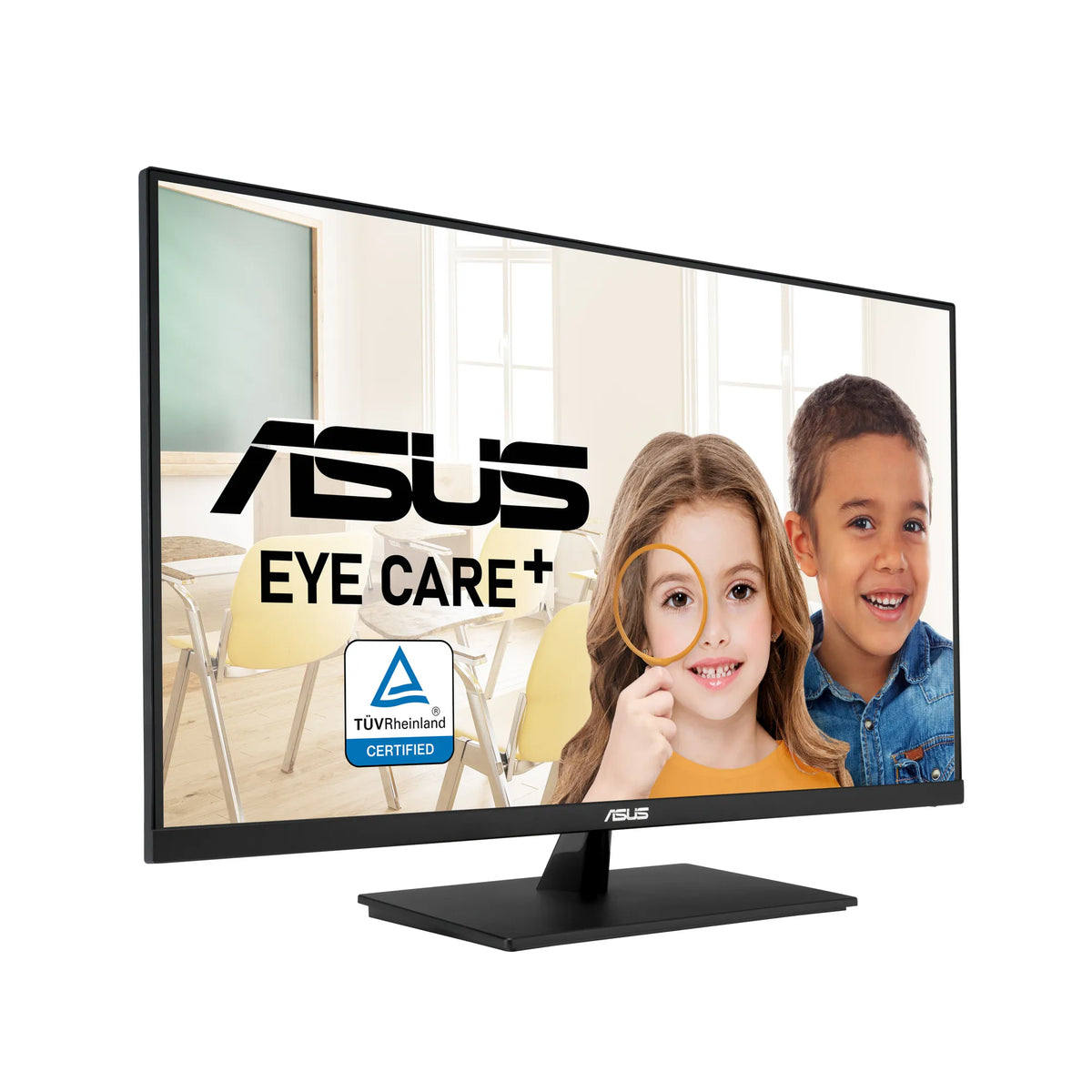 ASUS VP327Q Eye Care Monitor – 31.5-inch; 4K UHD (3840 x 2160); 99% sRGB; HDR-10; Adaptive-Sync; DisplayPort; HDMI; Flicker Free