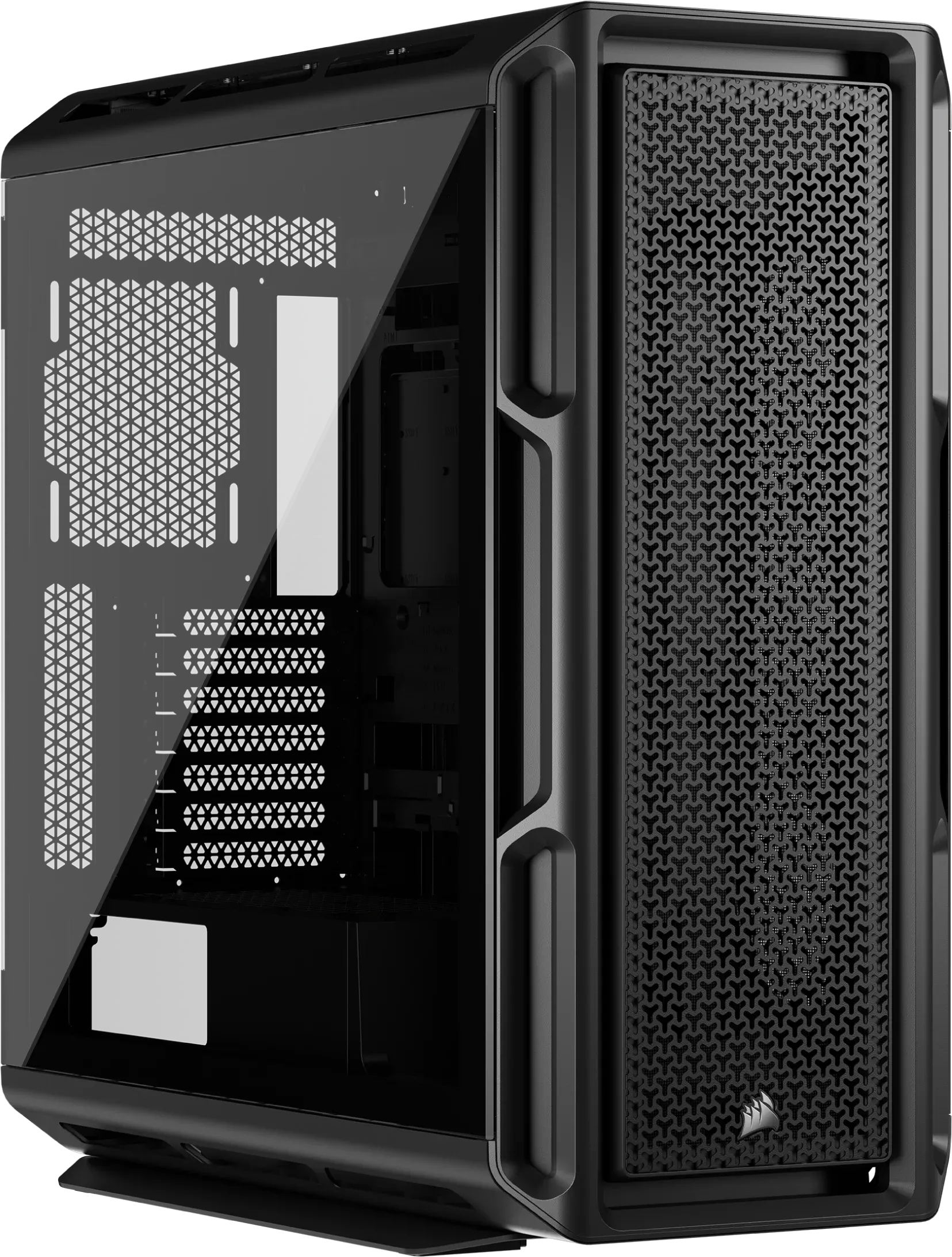Corsair 5000T, Midi Tower, PC, Black, ATX, EATX, micro ATX, Mini-ITX, Plastic, Steel, Tempered glass, Gaming