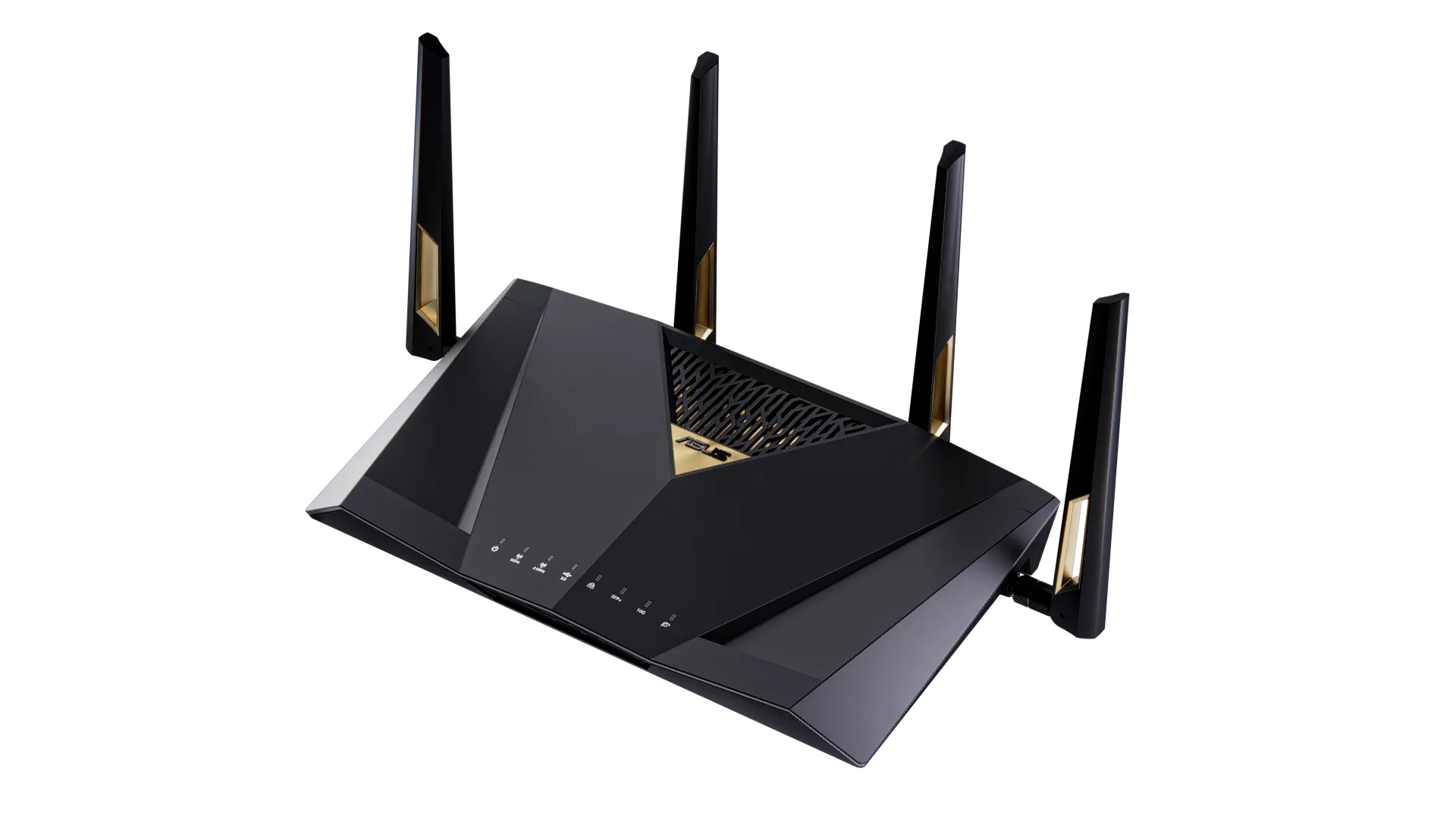 ASUS RT-BE88U, Wi-Fi 7 (802.11be), Dual-band (2.4 GHz / 5 GHz), Ethernet LAN, Black, Grey, Tabletop router