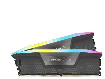 Corsair Vengeance RGB CMH32GX5M2B5600Z40, 32 GB, 2 x 16 GB, DDR5, 5600 MHz, 288-pin DIMM, Black