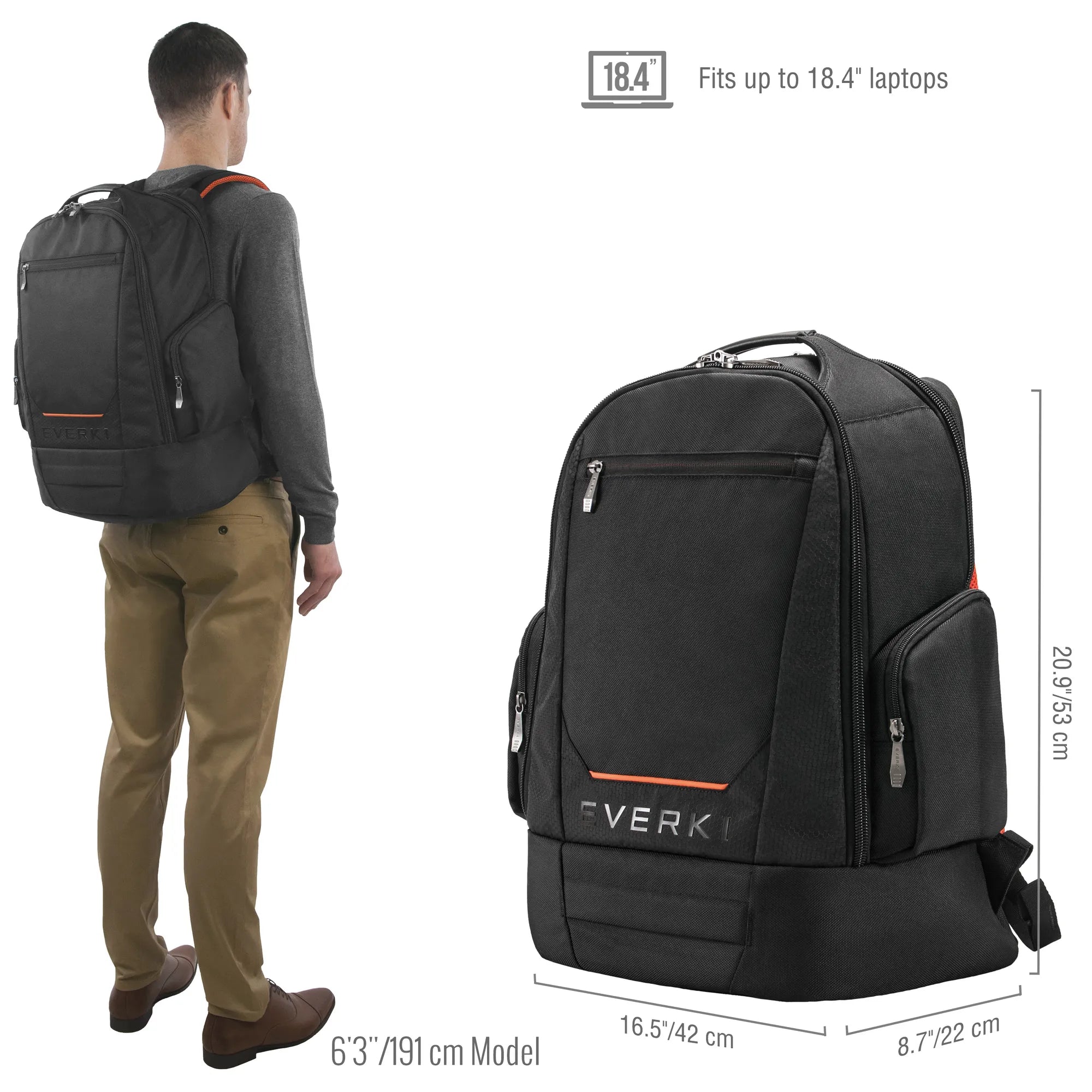 EVERKI ContemPRO 117 Laptop Backpack; up to 18.4-Inch