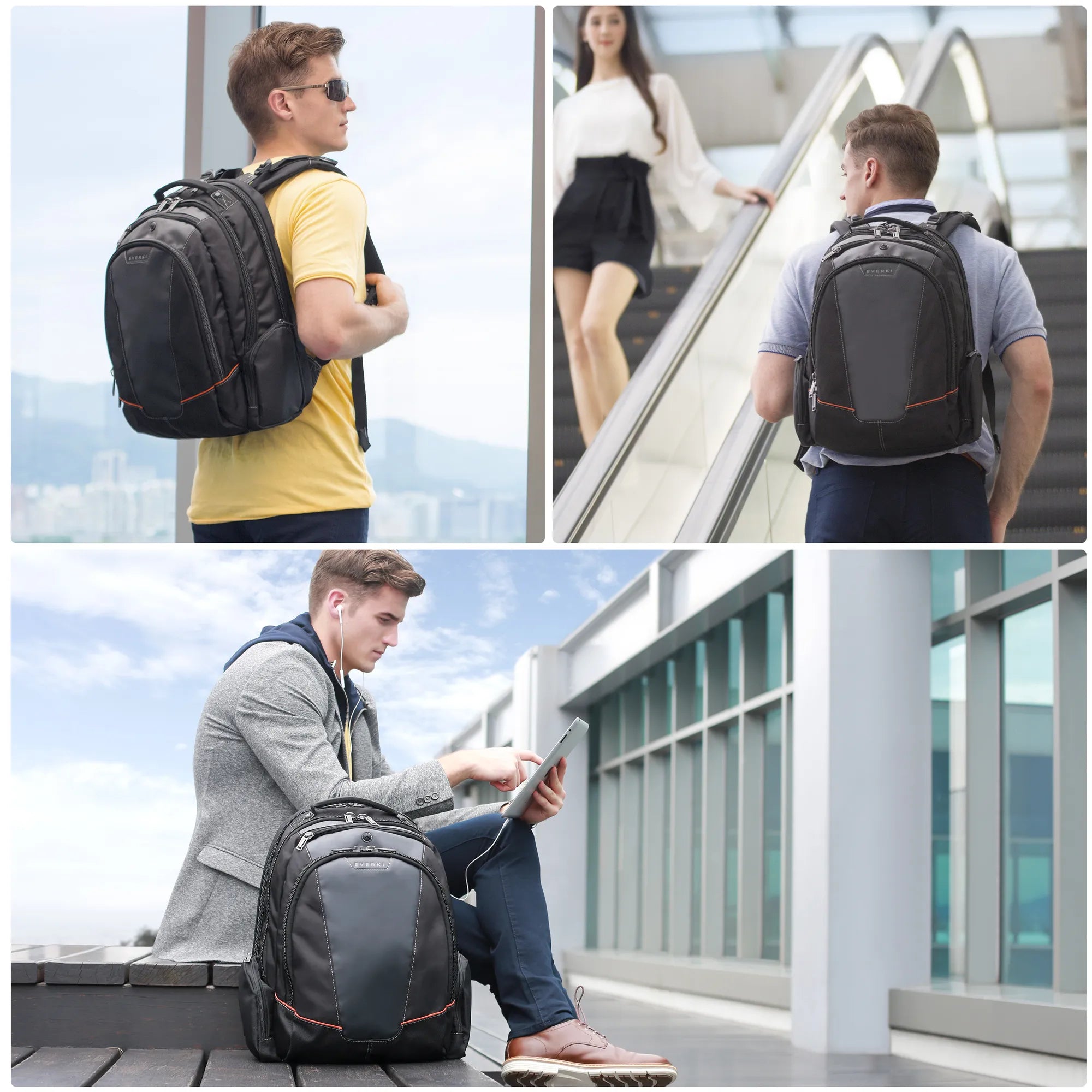 Everki EKP119, Backpack case, 40.6 cm (16"), 1.5 kg, Black