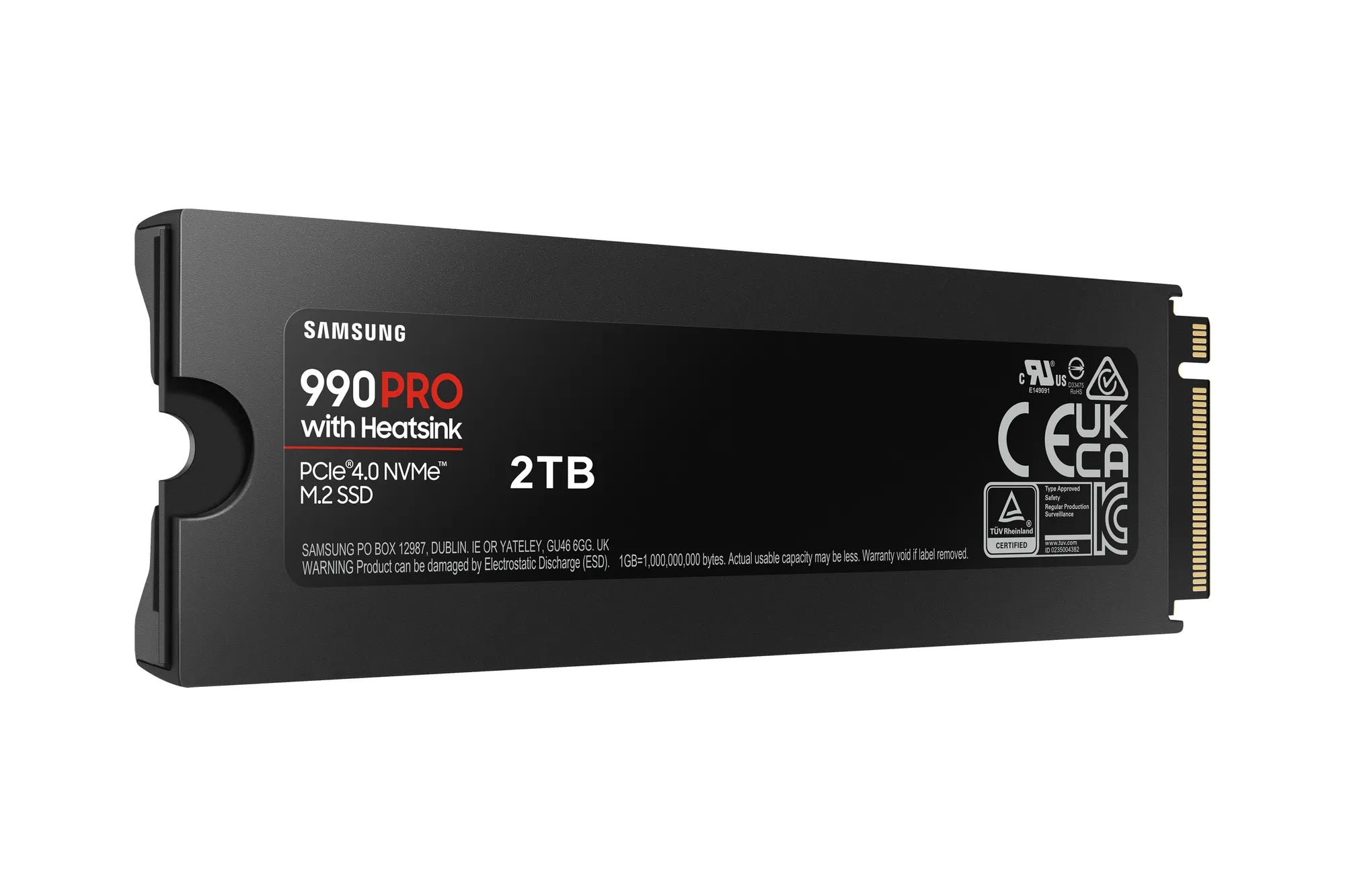 Samsung 990 PRO, 2 TB, M.2, 7450 MB/s