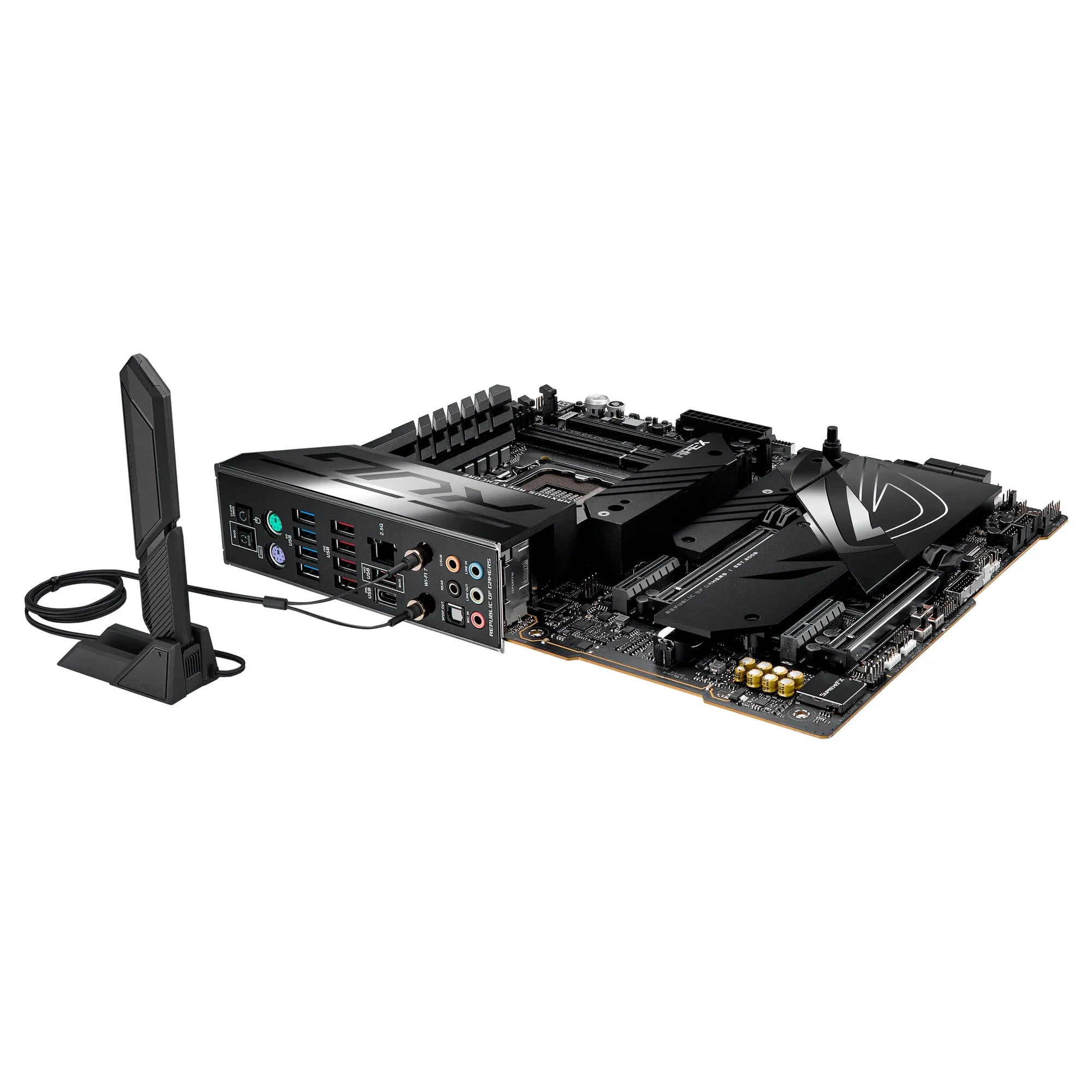 ASUS ROG MAXIMUS Z790 APEX ENCORE, Intel, LGA 1700, Intel® Celeron®, Intel® Core™ i3, Intel® Core™ i5, Intel® Core™ i7, Intel® Core™ i9,..., DDR5-SDRAM, 96 GB, DIMM