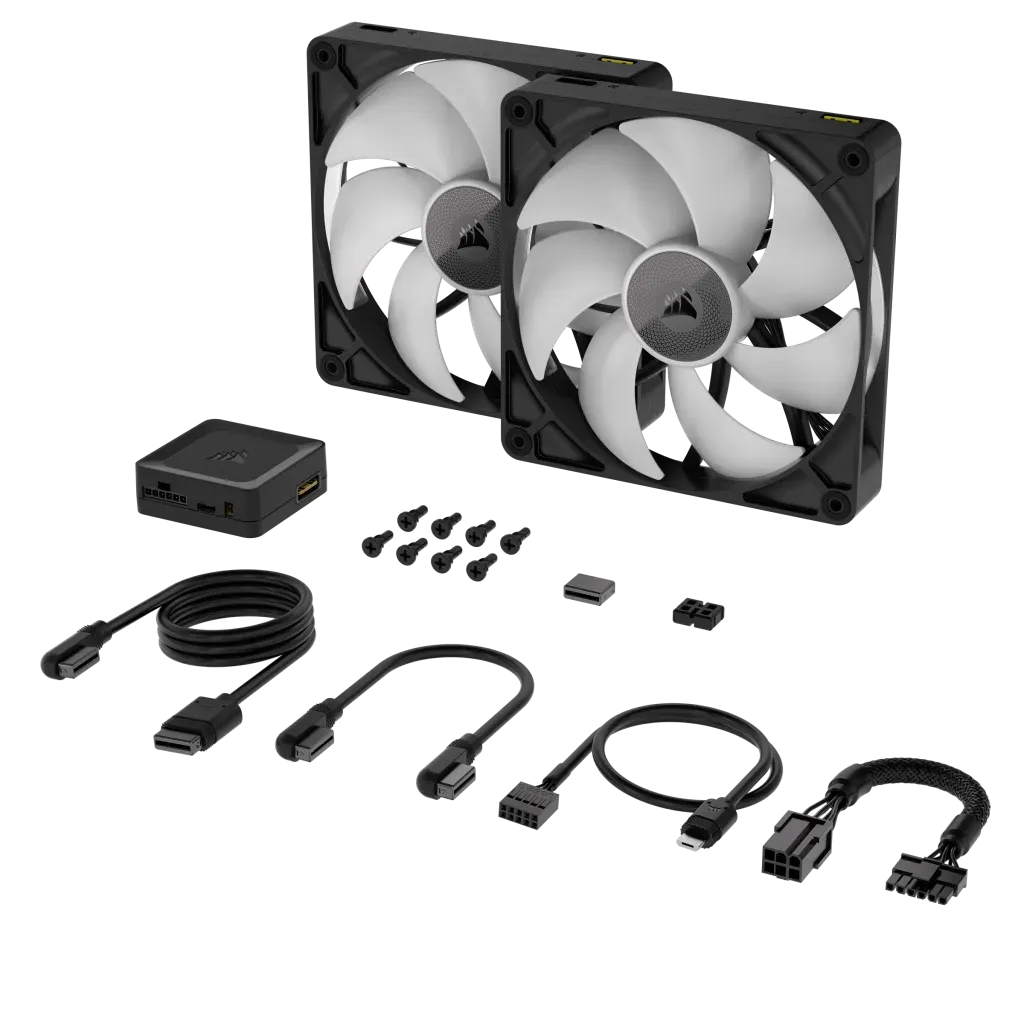 Corsair iCUE LINK RX140 RGB, Fan, 14 cm, 300 RPM, 1700 RPM, 36 dB, 94.7 cfm