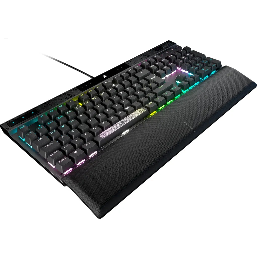 Corsair K70 MAX, Full-size (100%), USB, RGB LED, Black