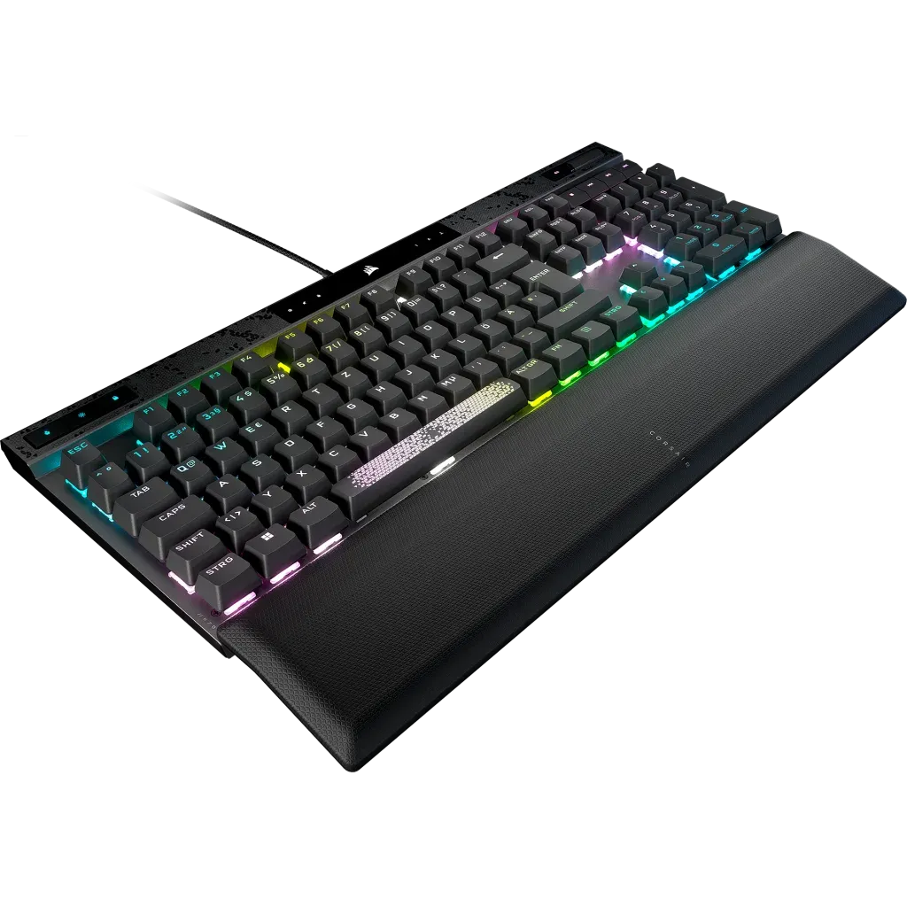 Corsair K70 MAX, Full-size (100%), Wired, USB, RGB LED, Black